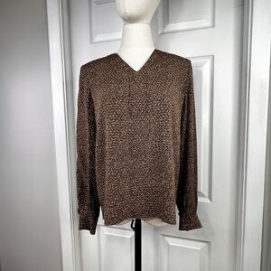 Vintage | Valentino Boutique | 1980s | Brown Black White | Sz 6